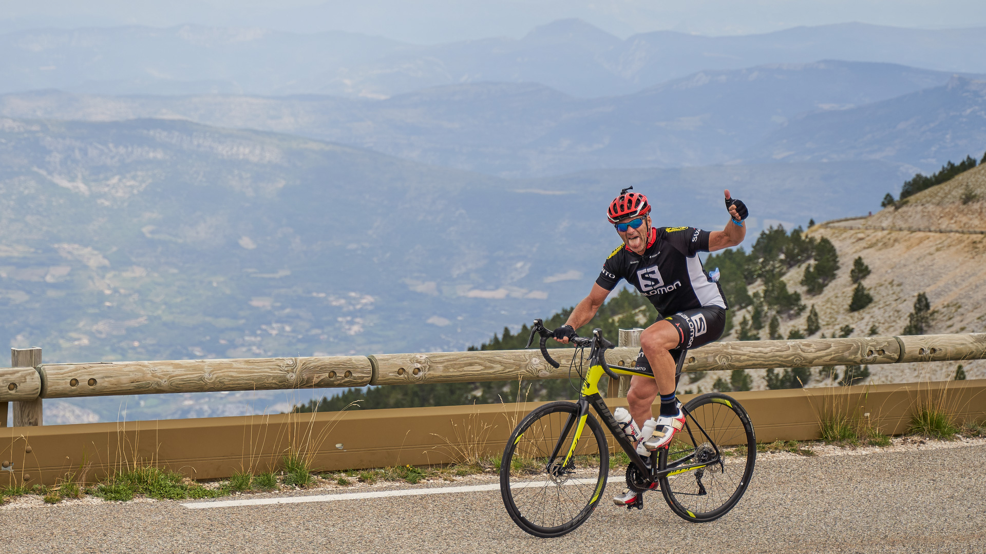 Climbing Mont Ventoux from Malaucène