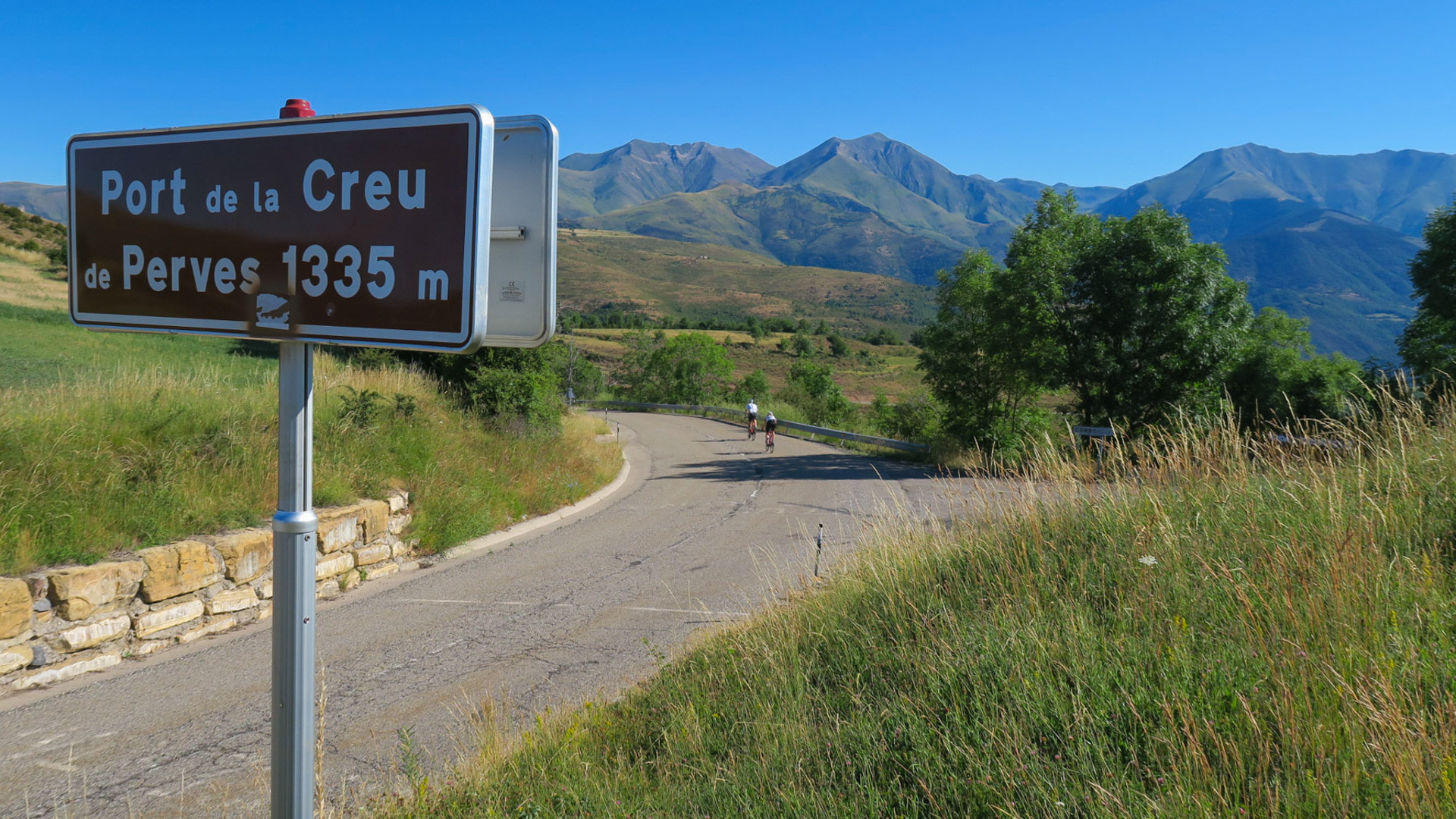 The Port de la Creu de Perves, one of the many passes on this cycling adventure.
