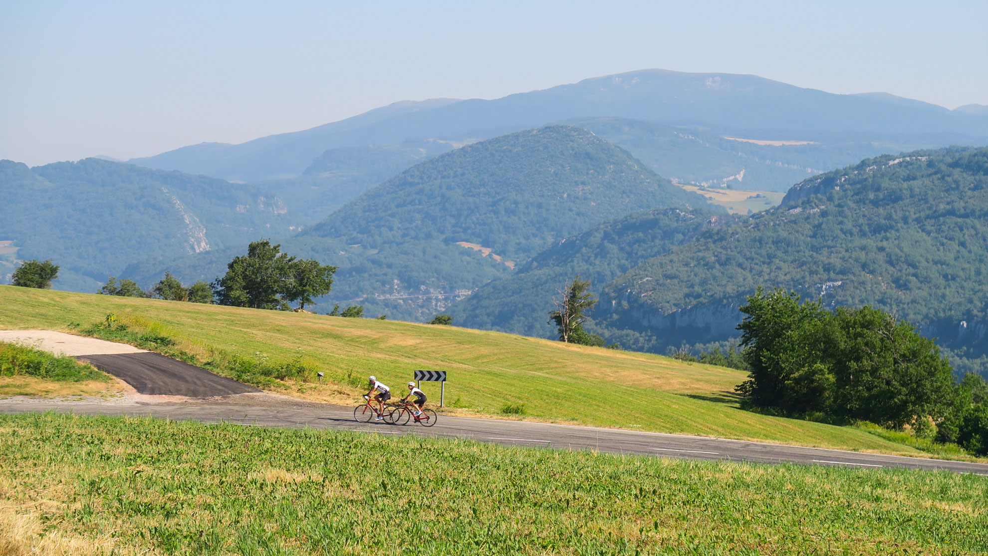 The Spanish Pyrenees offer a variety of landscapes as you cycle through them.
