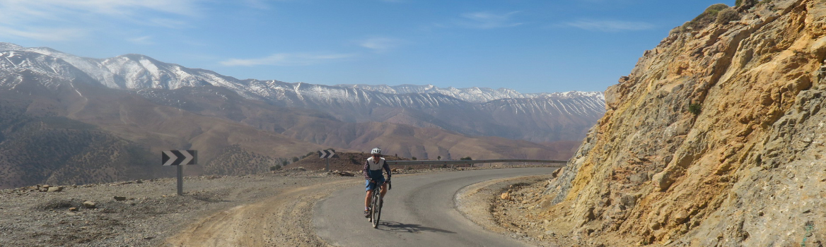 Mountain gravel gear in Morocco