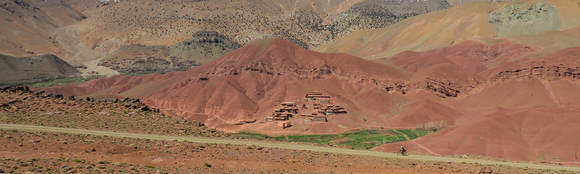 Winter getaways by gravel in marocco